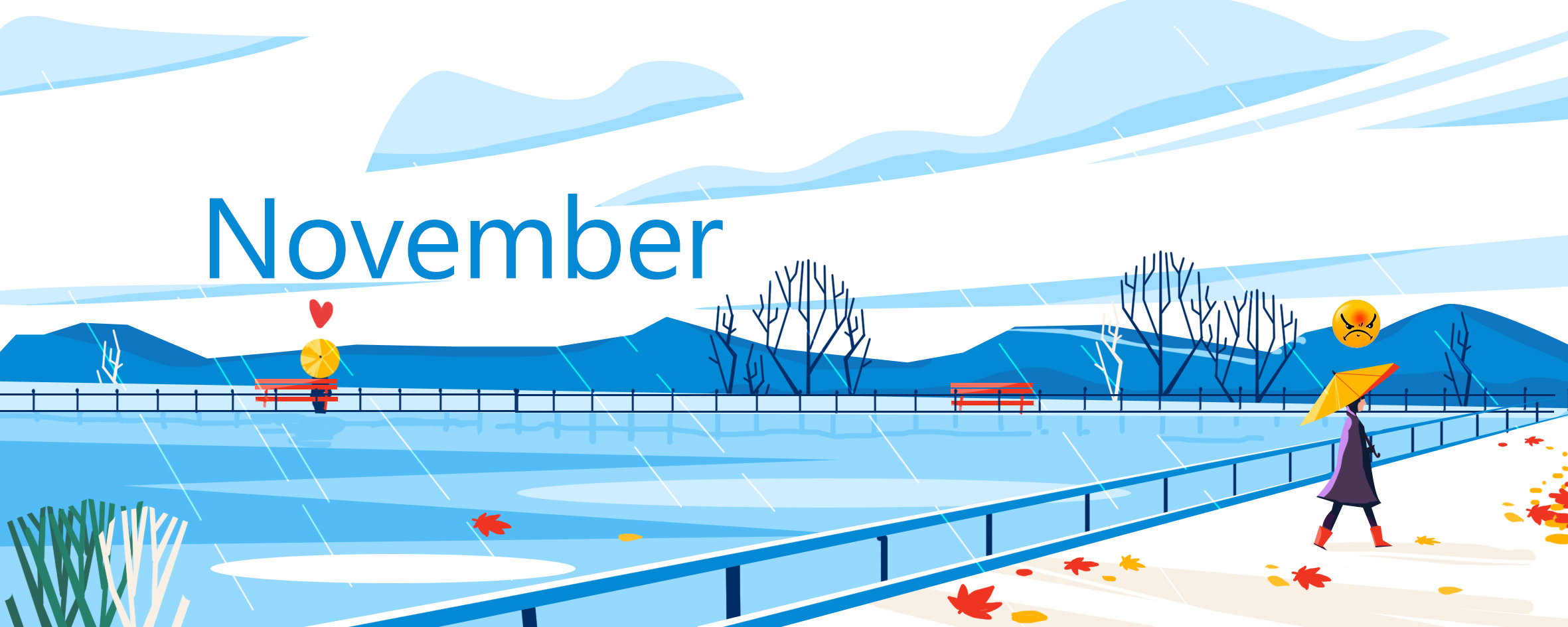 Mirorim A Year in Motion — calendar month illustration